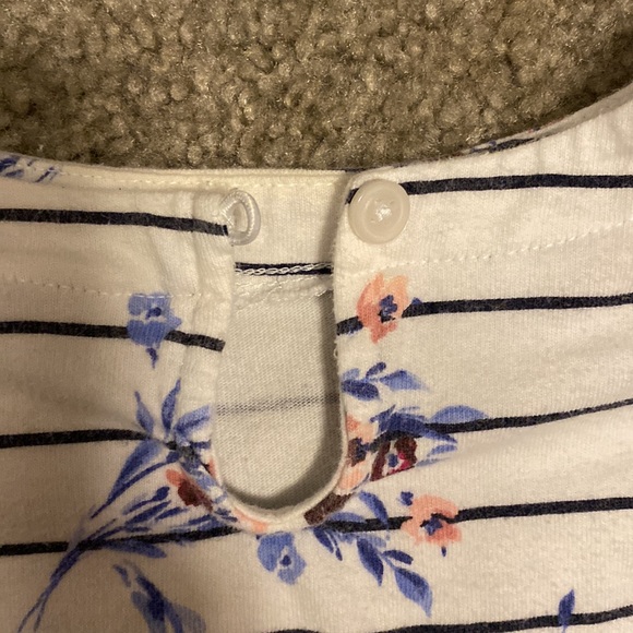 Janie And Jack striped flower shirt size 12 to 18 months - Picture 3 of 3